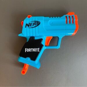Fortnite Nerf Micro Shots Blue Soft Dart Blaster Toy Gun *Tested*